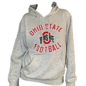 Grey OSU football hoodie Ohio State University Buckeyes